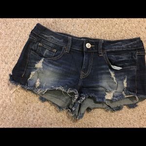 Cutoff Denim Shorts